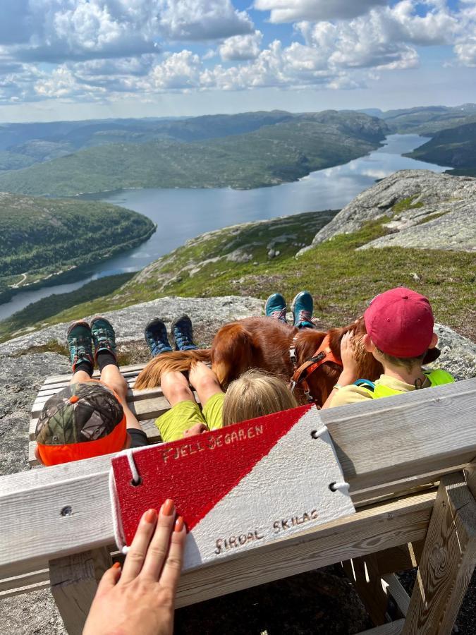 Flott Leilighet Pa Haugen I Sirdal Tjorhom Exteriér fotografie