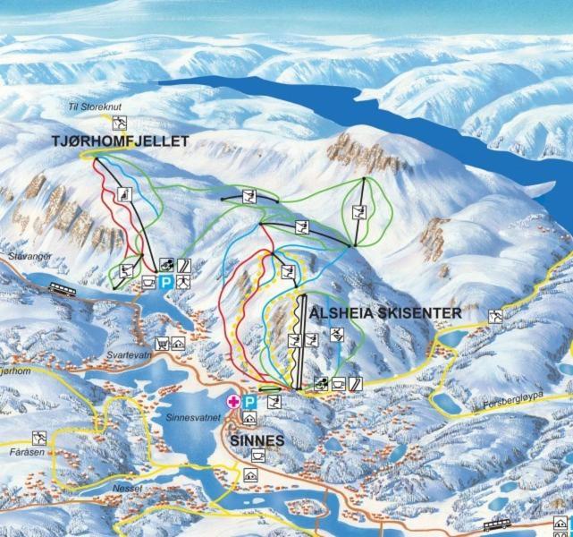 Flott Leilighet Pa Haugen I Sirdal Tjorhom Exteriér fotografie