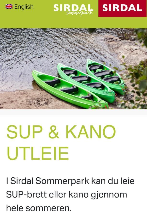 Flott Leilighet Pa Haugen I Sirdal Tjorhom Exteriér fotografie